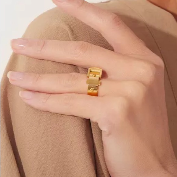 💛Gold plated belt ring - Picture 7 of 7